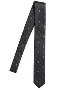 Alexander McQueen's skull Prince of Wales tie